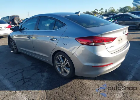 2017 Hyundai Elantra Limited из США, поврежденный, VIN 5NPD84LF1HH128585
